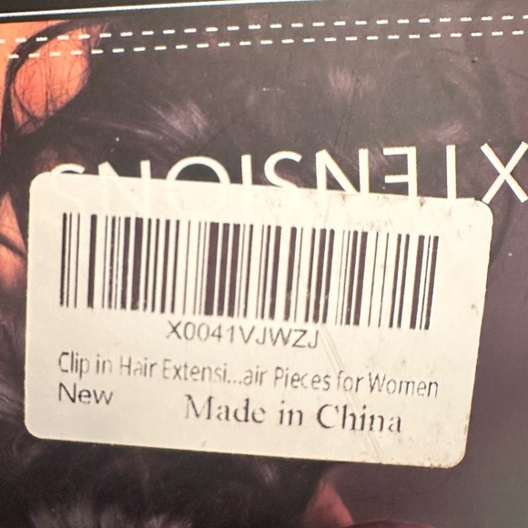 Clip In hair extensions 18inch in length - Picture 8 of 8